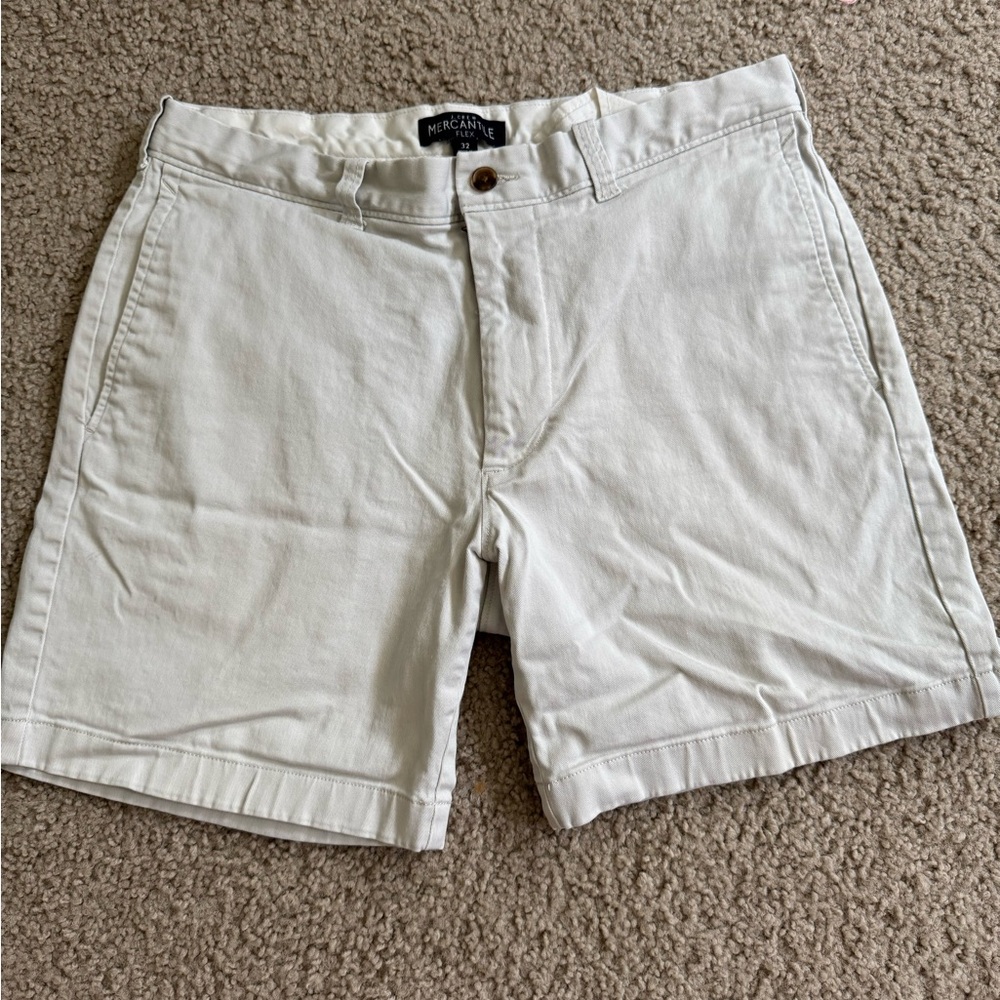 J.Crew Men’s 7" flex chino short - Stone (light khaki)